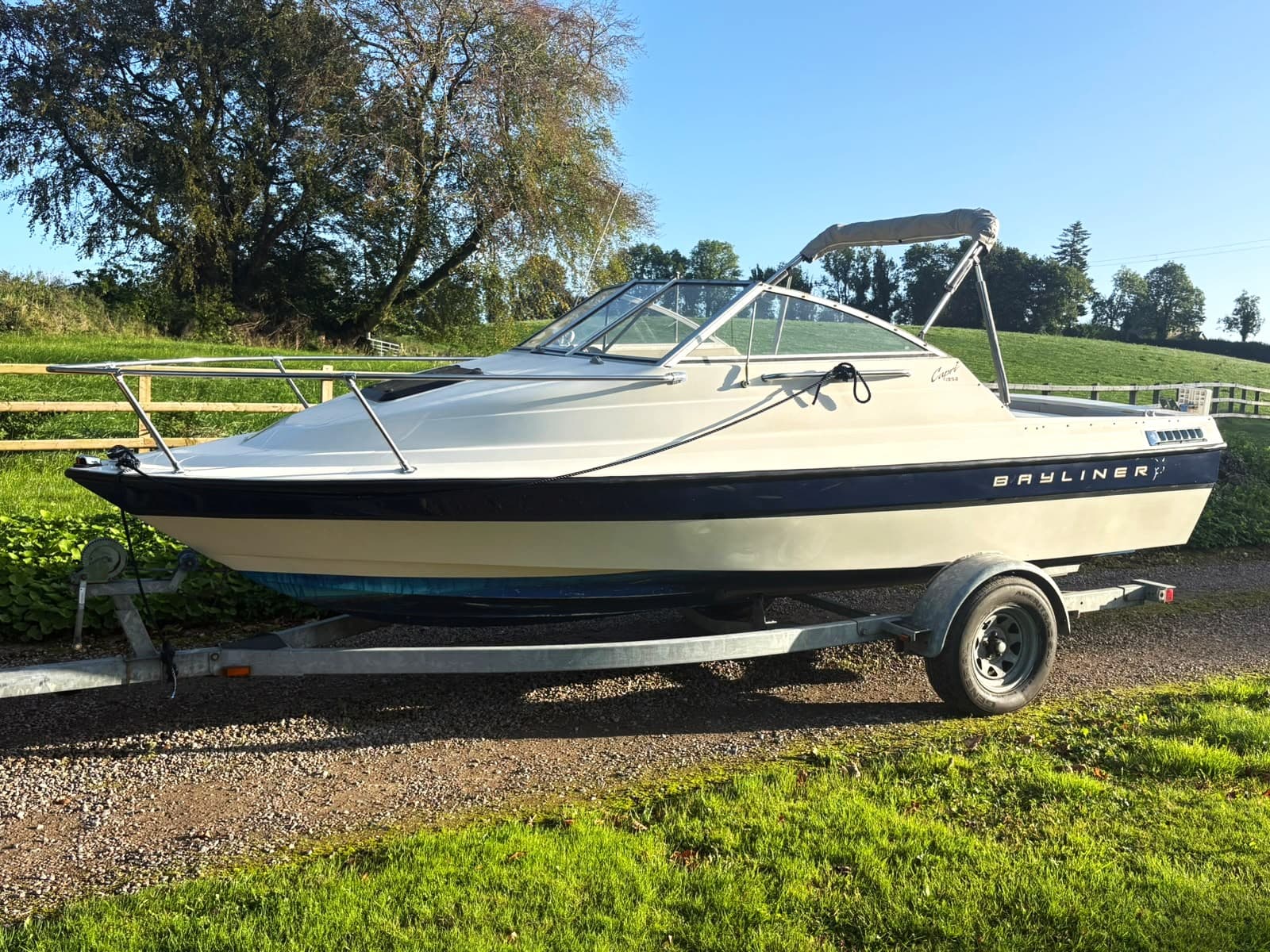 Bayliner 1952 3.0 Mercruiser and Galvanised trailer for sale in Fermanagh - Image 1 of 24